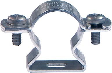 Mounting clamp for cable protection tubes Aluminium 20975025