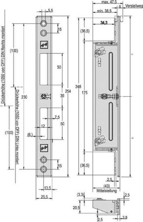 Electrical door opener Flat 809HZV----35-01