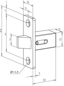 Electrical door opener  802----------00