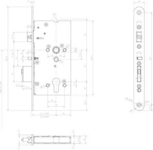 Electrical door opener  609-502PZ-----1