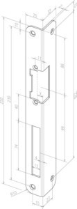 Electrical door opener Angle -------32435-04