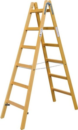 Ladder 1.82 m 6 Wood 1106