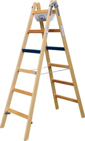 Ladder 2.94 m 10 Wood 1110-7