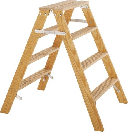 Ladder 0.95 m 4 Wood 20204