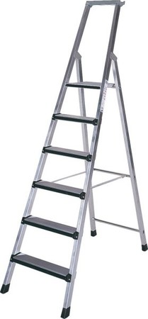 Ladder 2.03 m 6 Aluminium 48206