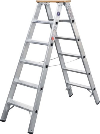 Ladder 1.25 m 5 Aluminium 51705