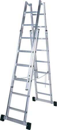 Ladder 7.5 m 14 Aluminium 61214