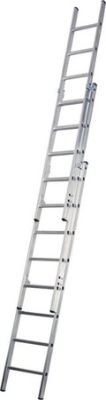 Ladder 4.15 m 6 Aluminium 68306