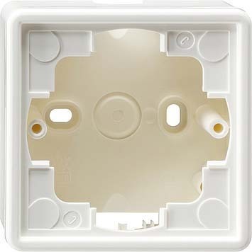 Surface mounted housing for flush mounted switching device  0061