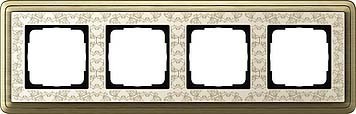 Cover frame for domestic switching devices 4 0214663