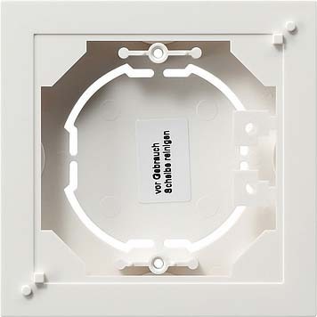 Surface mounted housing for flush mounted switching device  0219