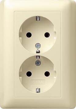 Socket outlet Protective contact 2 078001