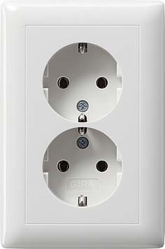 Socket outlet Protective contact 2 078203