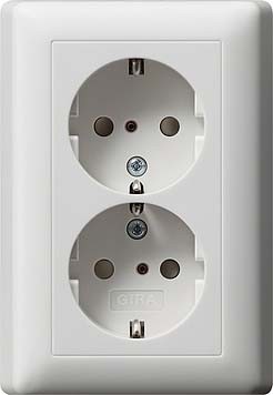 Socket outlet Protective contact 2 078327
