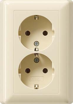 Socket outlet Protective contact 2 078801
