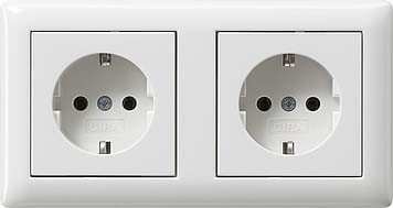 Socket outlet Protective contact 2 079303