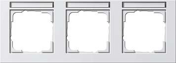 Cover frame for domestic switching devices 3 Vertical 109329