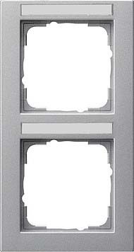 Cover frame for domestic switching devices 2 Horizontal 110225