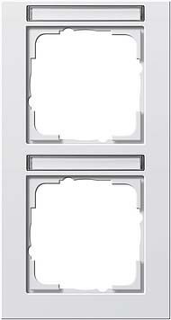 Cover frame for domestic switching devices 2 Horizontal 110229