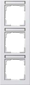 Cover frame for domestic switching devices 3 Horizontal 110329