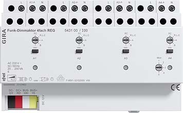 Dimming actuator for bus system  543100