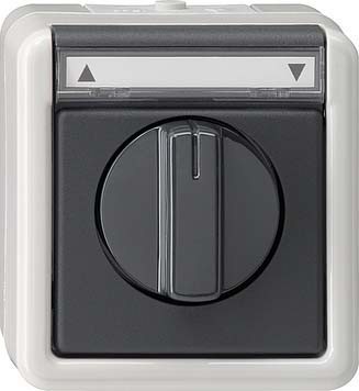 Venetian blind switch/-push button 1-pole switch 015430