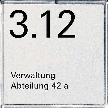 Labelling material for domestic switching devices  107100