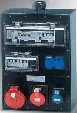 CEE socket outlet combination 3x16A5p400V 3x32A5p400V 202418