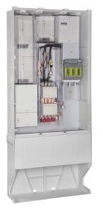 Meter cabinet equipped  25.W250.AR-01