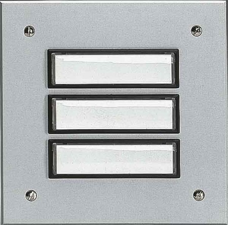 Doorbell panel 1 Aluminium 55801