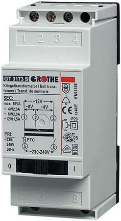 Bell transformer 230 V 4 V 8 V 14083