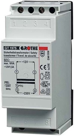 Bell transformer 230 V 12 V 14101