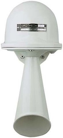 Signal horn White Plastic 105 dB 32017