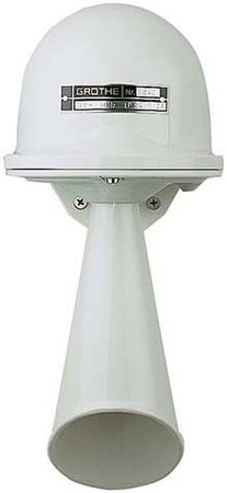 Signal horn White Plastic 105 dB 32123