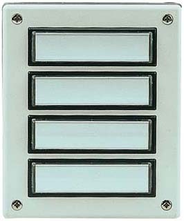 Doorbell panel 4 Plastic Plastic 55634