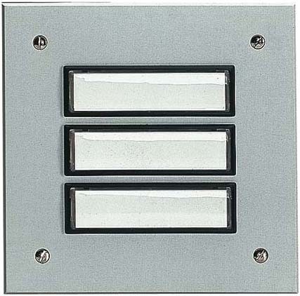 Doorbell panel 3 Aluminium 55803