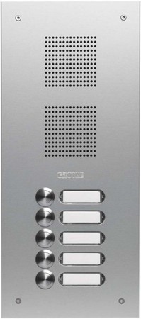 Doorbell panel 5 Aluminium Aluminium 78715