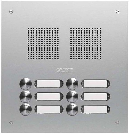 Doorbell panel 6 Aluminium Aluminium 78723