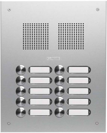 Doorbell panel 10 Aluminium Aluminium 78725