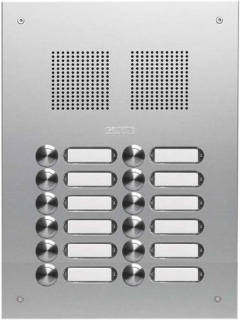 Doorbell panel 12 Aluminium Aluminium 78726