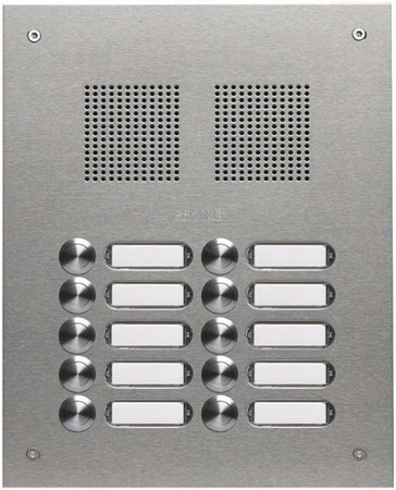 Doorbell panel 10 Stainless steel Stainless steel 78825