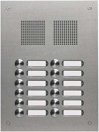 Doorbell panel 12 Stainless steel Stainless steel 78826