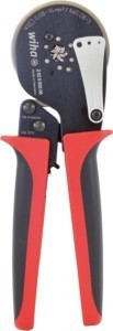 Crimp tool cable lugs, cable end sleeves, screen connection  412