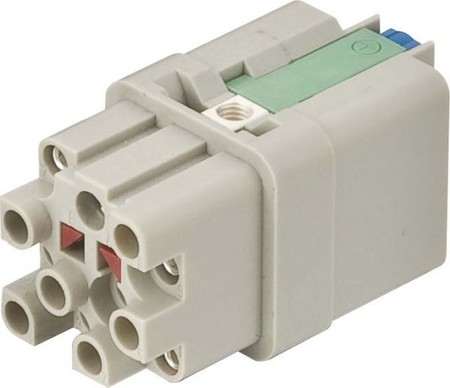 Contact insert for industrial connectors Bus 09120123101