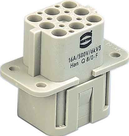 Contact insert for industrial connectors Bus 09120083101