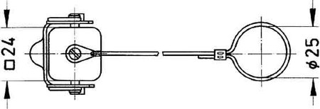 Cap for industrial connectors Rectangular 09200035422