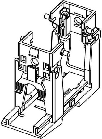 Contact insert holder for industrial connectors  09330009801