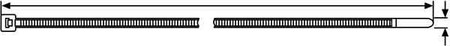 Cable tie 7.6 mm 395 mm 1.8 mm 113-12029