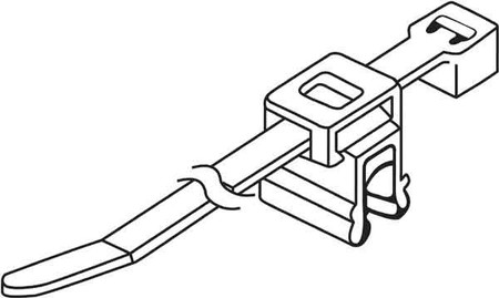 Cable tie 3.5 mm 150 mm 1.1 mm 150-76090