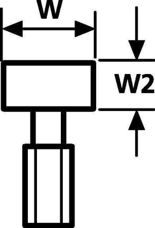 Mounting base and -element for cable ties 15.65 mm 151-40119